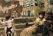 James Tissot Waiting for the Ferry Spain oil painting artist